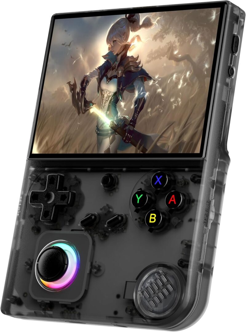 Anbernic RG40XXV Linux System Ретро ръчна конзола за игри 64GB 4 инчов HDMI TV Out Black