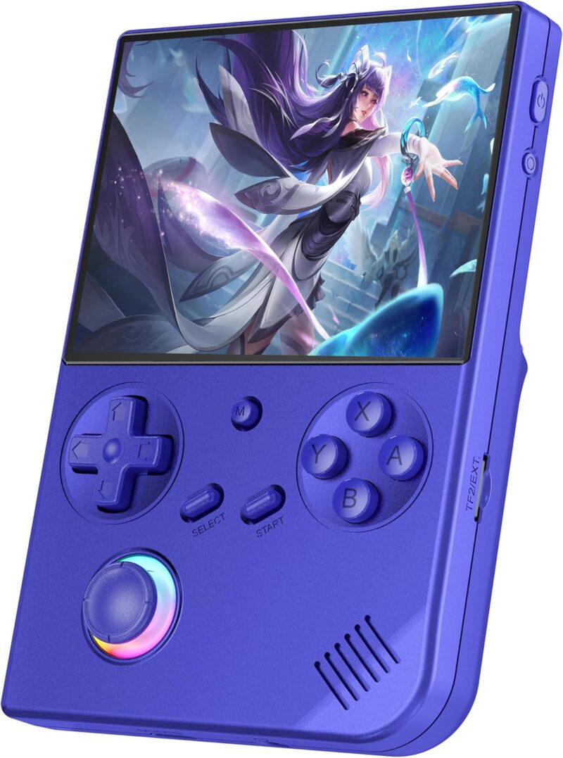 Anbernic RG40XXV Linux System Ретро ръчна конзола за игри 64GB 4 инчов HDMI TV Out Blue