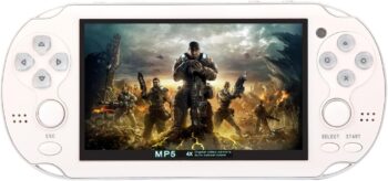 CZT Ретро ръчна конзола за игри 2 000+ видеоигри 4.3 инчов HD екран White