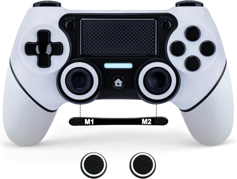 DuLingKer Безжичен контролер за PC – Switch – PlayStation PS4 White