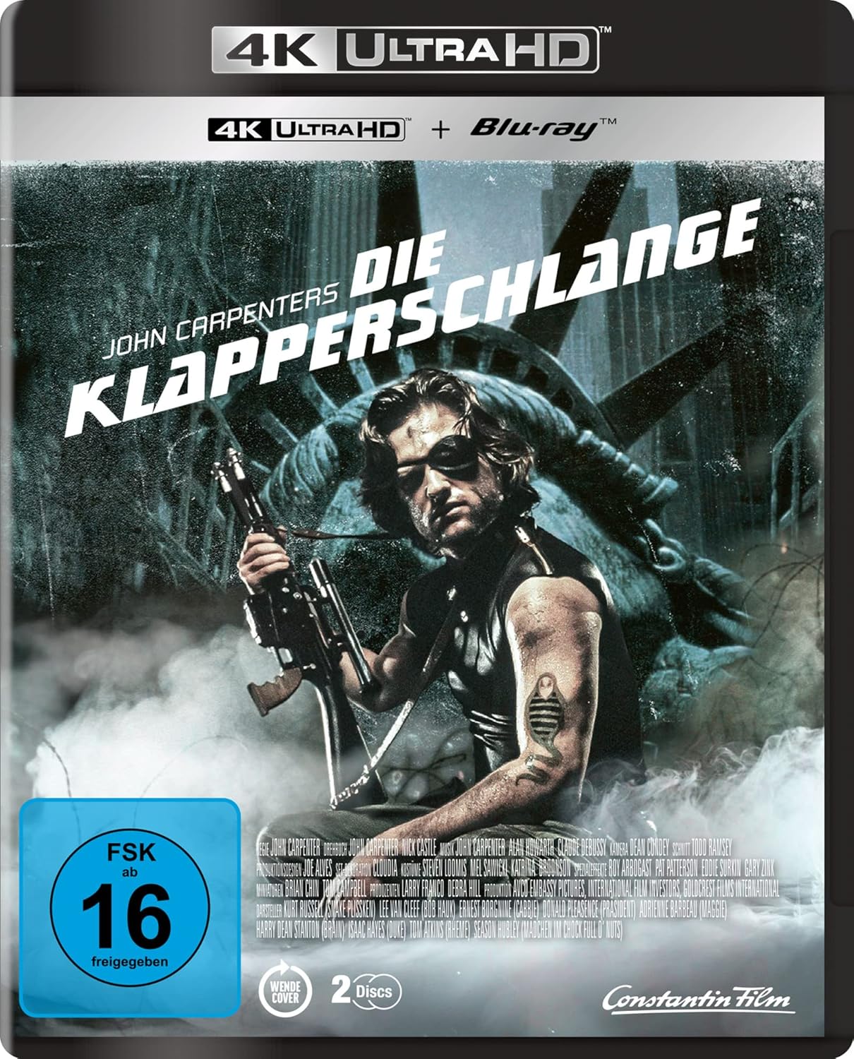 Escape from New York (Бягство от Ню Йорк) 4K Ultra HD + Blu-Ray