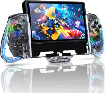 NexiGo Gripcon Controller Контролер за Nintendo Switch Crystal