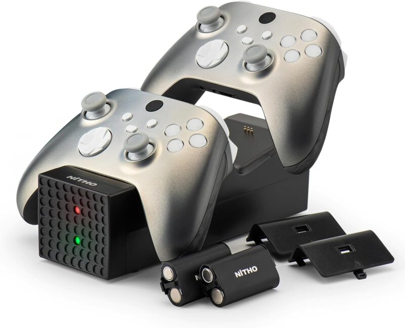 NiTHO Xbox Зарядна станция с 2 акумулаторни батерии