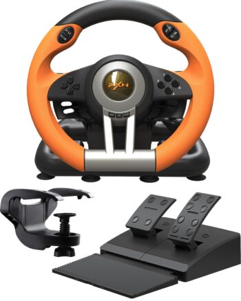 PXN V3 Pro Lenkrad Волан за PlayStation 4 - PC - Xbox & Nintendo Switch Orange