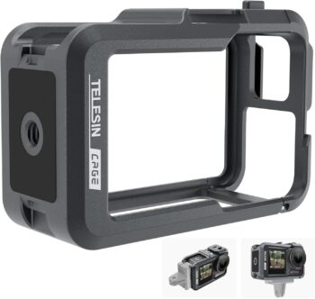 TELESIN Алуминиева защитна клетка за DJI Osmo Action