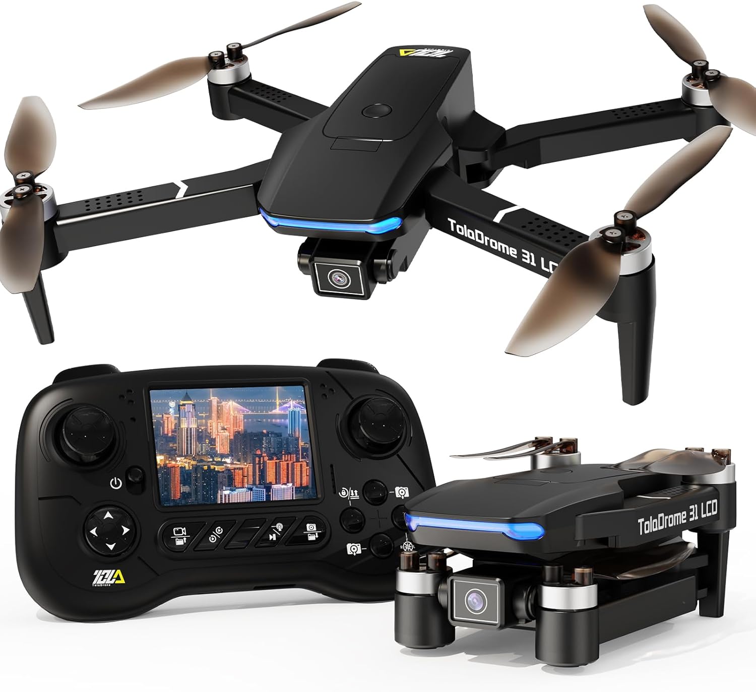 Toladrone Drone TD31LCD Дрон с камера 1080P