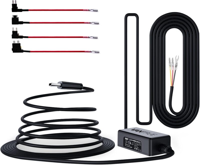 VANTRUE 2 Gears USB-C Захранване комплект за всички видеорегистратори