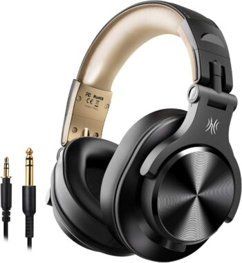 Безжични слушалки OneOdio A70 On-Ear Wireless Headphones Black-Gold