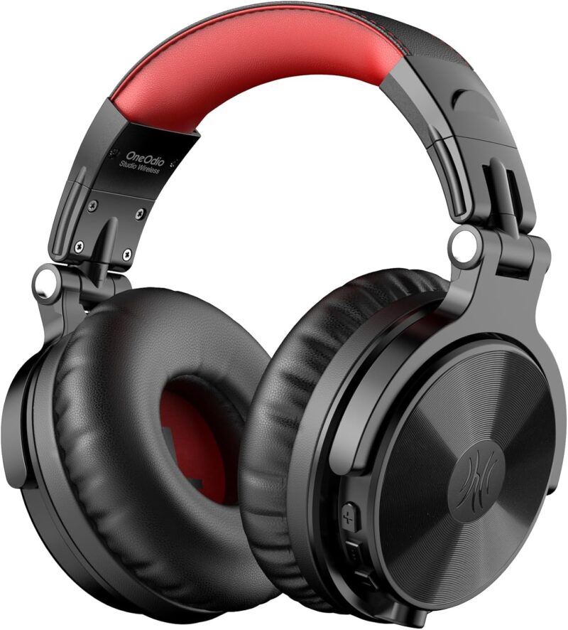 Безжични слушалки OneOdio Pro-C On-Ear Wireless Headphones Red-Black