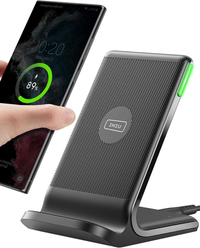 Безжично зарядно INIU Qi 15W Wireless Fast Charger