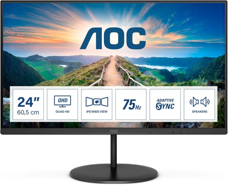 Монитор AOC Q24V4EA 24 Inch 75Hz QHD