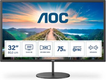 Монитор AOC Q32V4 32 Inch 75Hz QHD