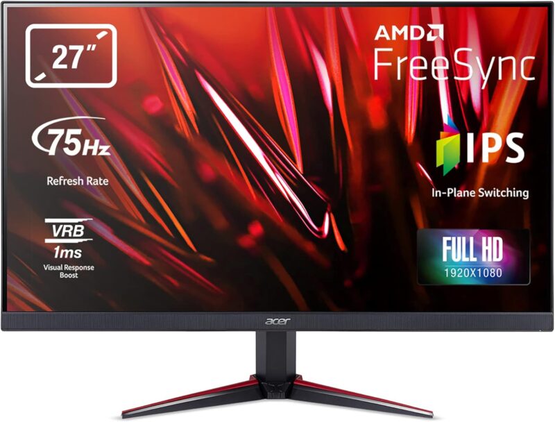 Монитор Acer Nitro VG270 Gaming Monitor 27 Inch 75Hz FHD