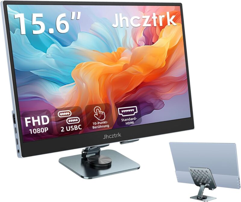 Преносим монитор Jhcztrk 15.6 Inch 60Hz 16:9 1080p FHD