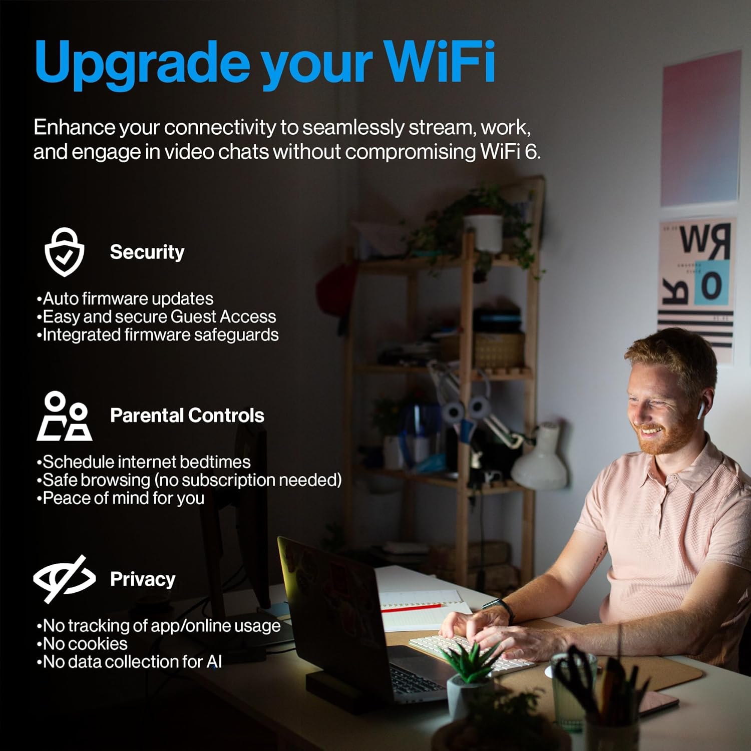Clasicc Router Безжичен рутер Linksys Classic Micro Router Pro 6 Dual-Band AX5400 WiFi ...