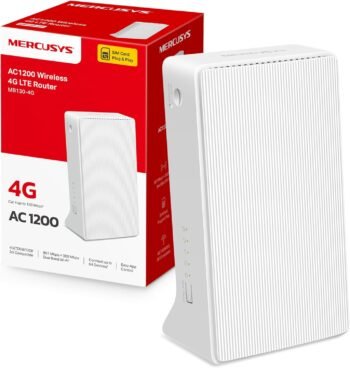 4G LTE Рутер Mercusys MB130-4G WLAN Cat4 + AC1200 Mbps 4G LTE Router