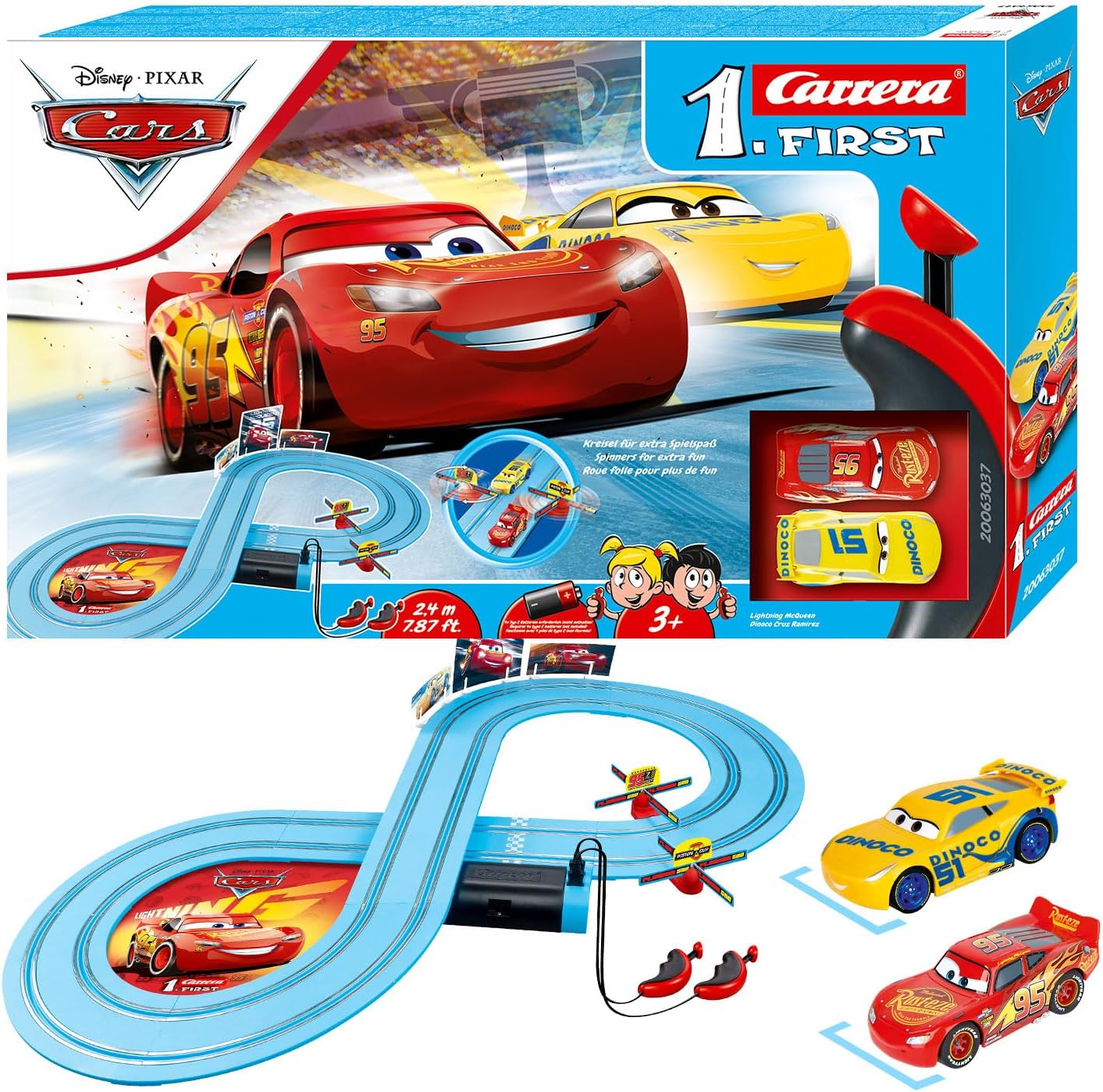 Carrera First Disney Pixar Cars Състезателна писта колите
