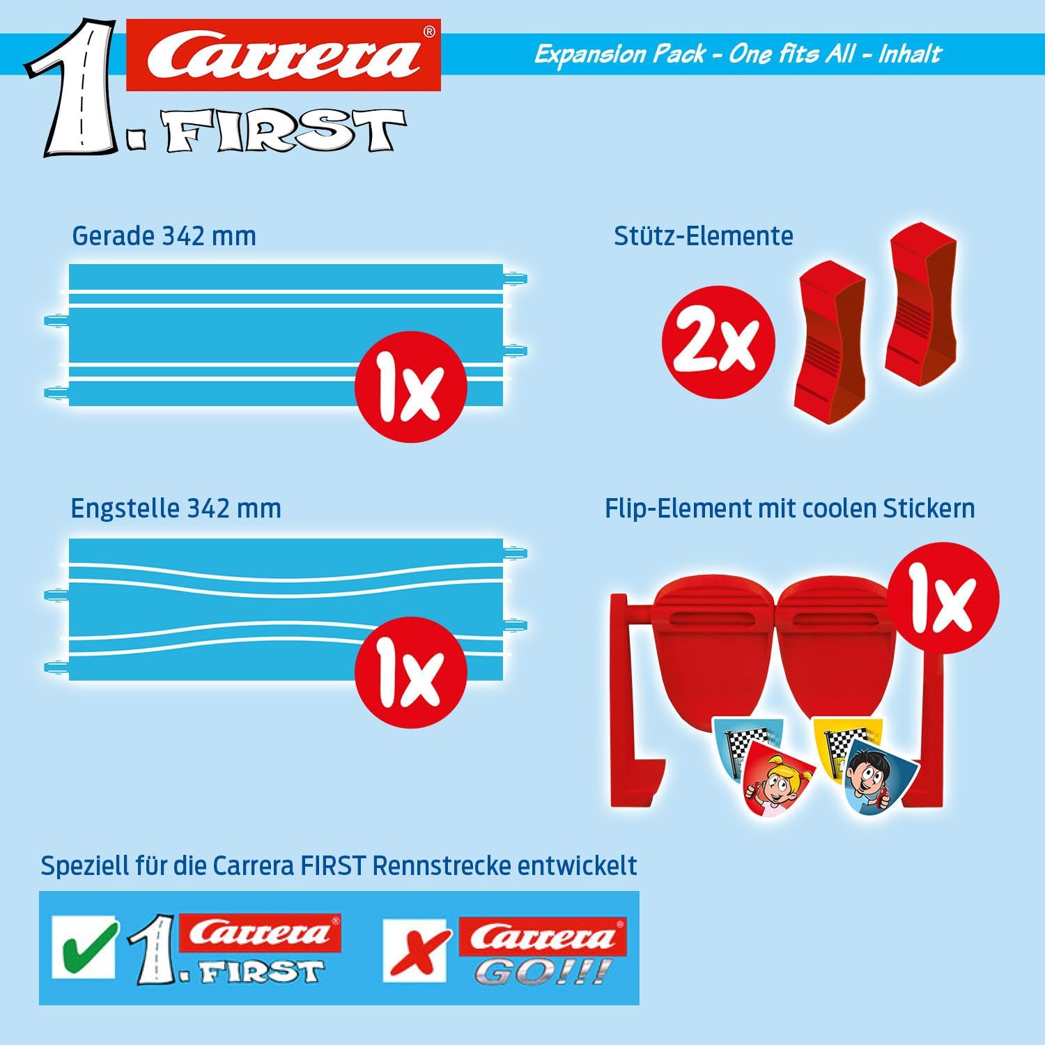 Carrera First Разширителен пакет за състезателна писта - Image 3