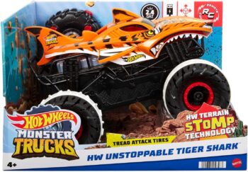 Hot Wheels Monster Trucks HW Tiger Shark 1:15 scale с дистанционно управление