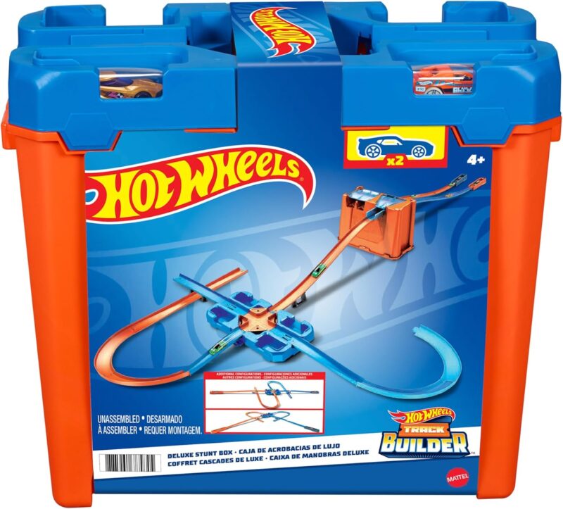 Hot Wheels Игрален комплект Buider Deluxe Stunt Box
