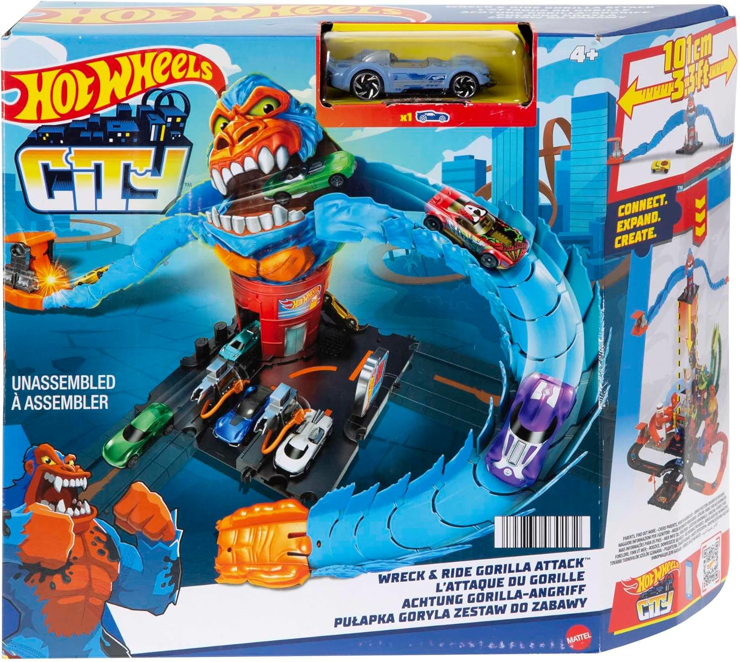 Hot Wheels Игрален комплект Gorilla Attack