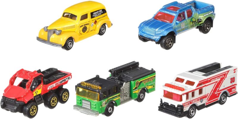Matchbox C1817 Комплект от 5 Автомобили и камиони