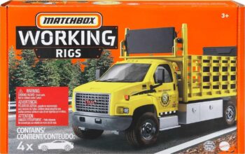 Matchbox HCC07 Комплект играчки от 4 Строителни машини