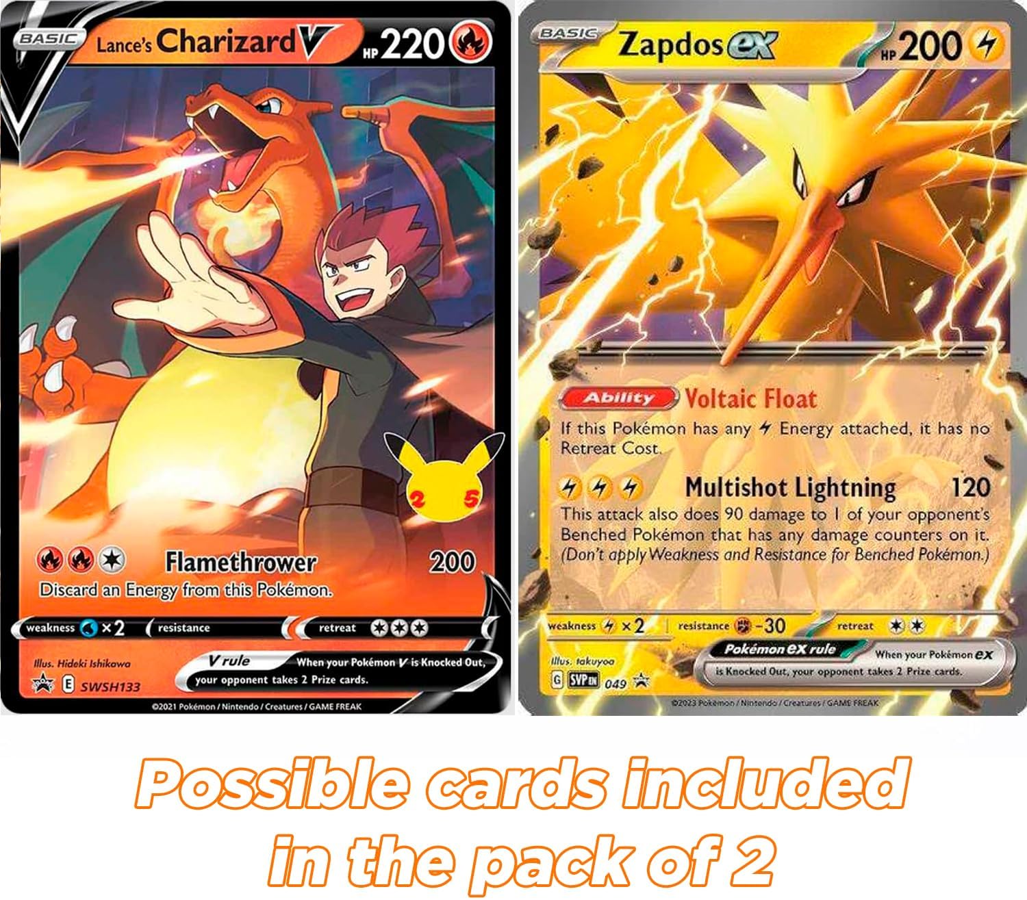Pokémon TCG Карти – 2-Pack Giant GX VMAX Mega V Cards - Image 3