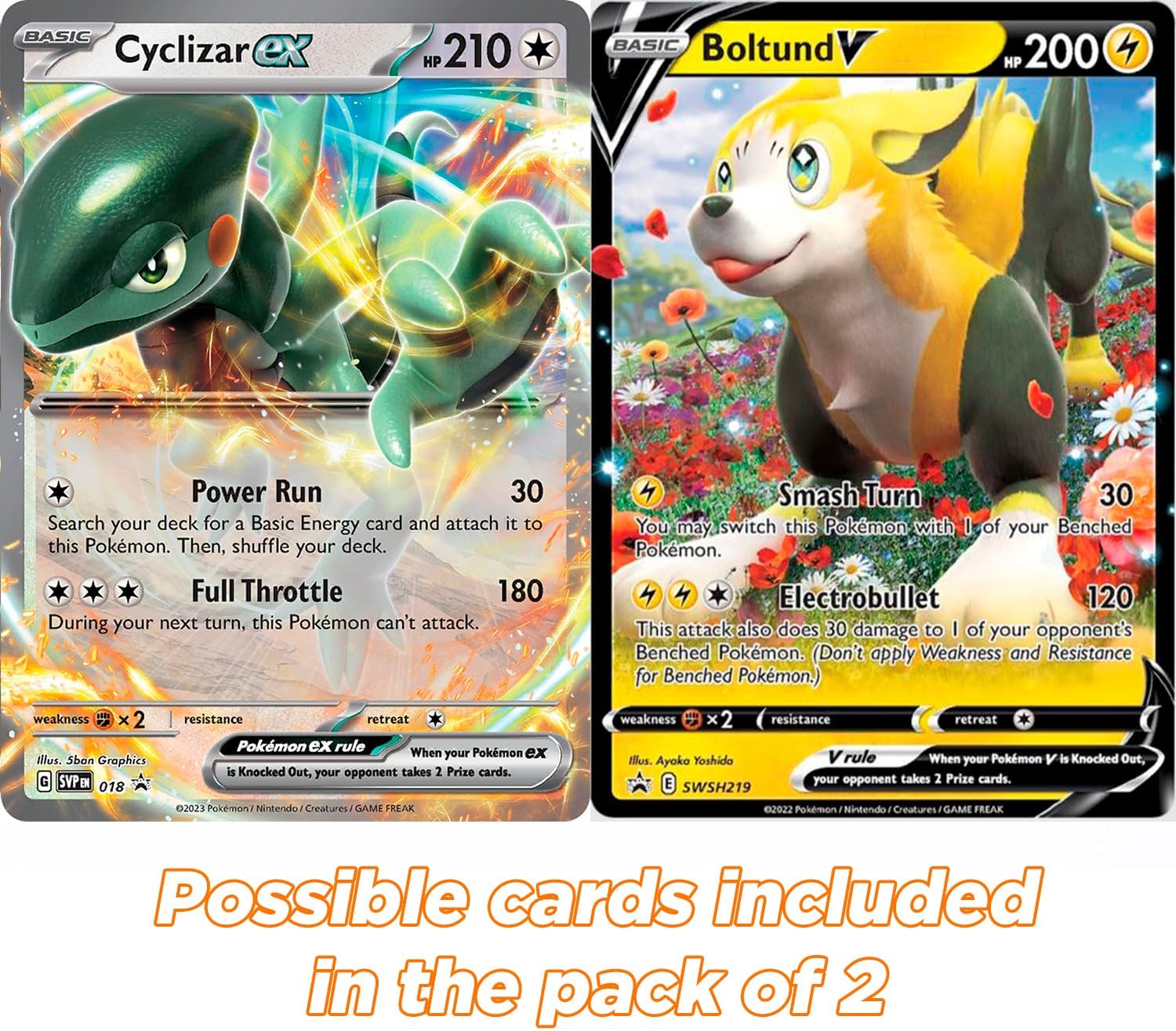 Pokémon TCG Карти – 2-Pack Giant GX VMAX Mega V Cards - Image 4