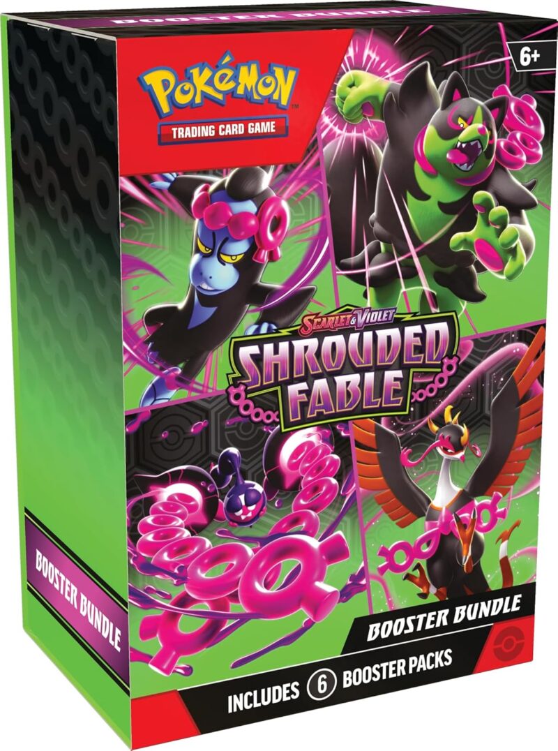 Pokémon TCG Карти – 6 бустер пакета Scarlet & Violet - Shrouded Fable!