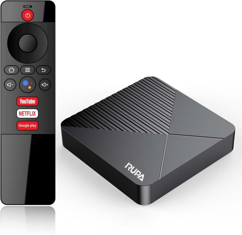 Rupa Rupa Box RUPA 8K UHD Android 13 TV Box 32GB Wi-Fi 6 Мултимедиен плеър