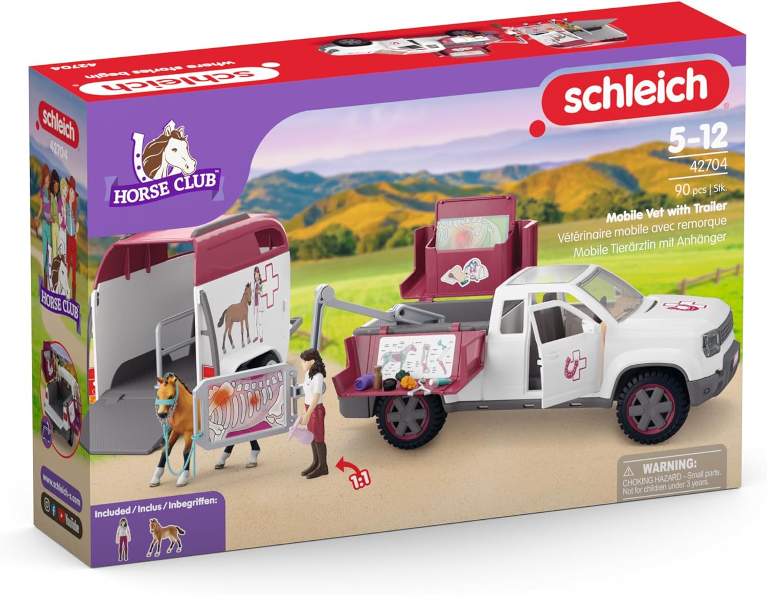 Schleich Horse Club Мобилен ветеринарен лекар (42704)
