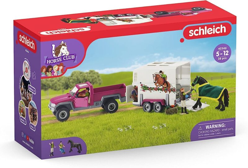 Schleich Horse Club Пикап с фургон за коне (42346)