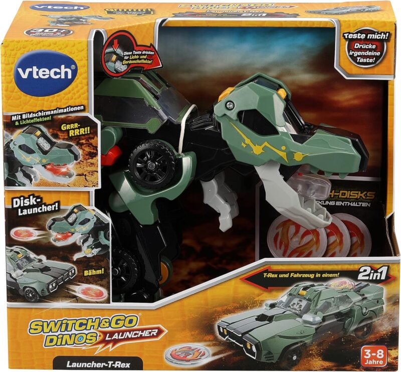 Vtech Switch & Go Dino Car Трансформърс T-Rex