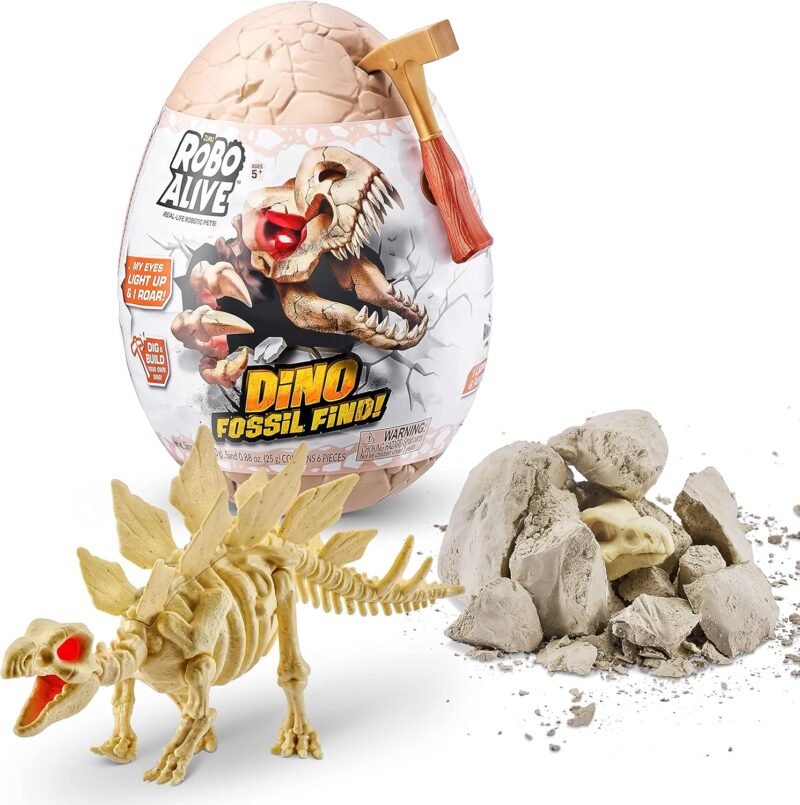 ZURU RoBo Alive Dino вкаменелости Стегозавър