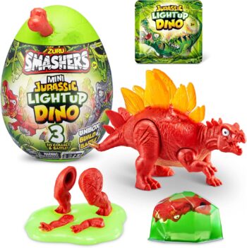 ZURU Smashers Mini Jurassic Light Up Dino Стегозавър