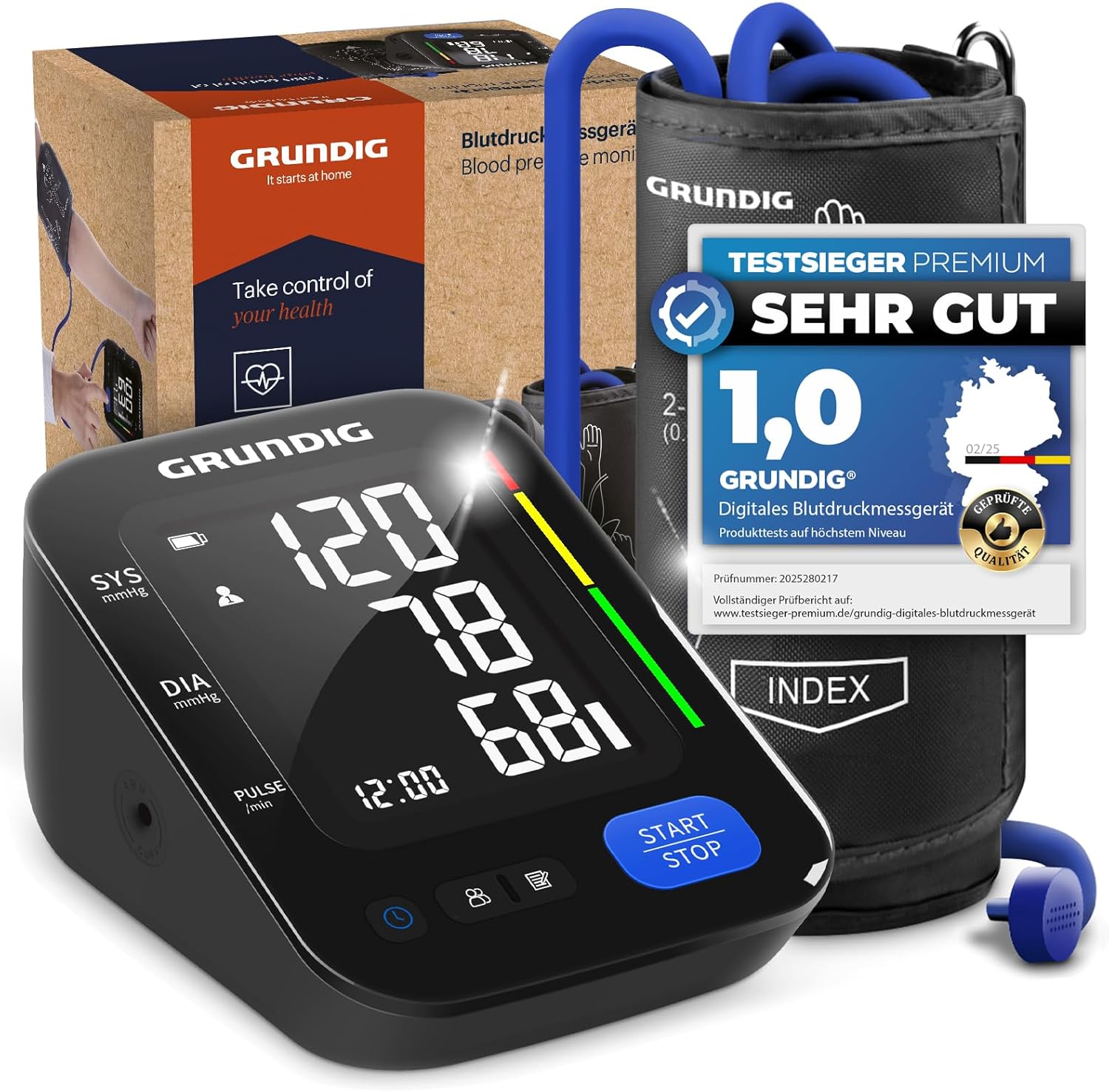 Апарат за кръвно налягане GRUNDIG Blood Pressure Monitor