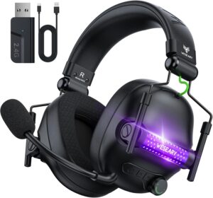 Безжични геймърски слушалки WESEARY WG2 Bluetooth Headset Black