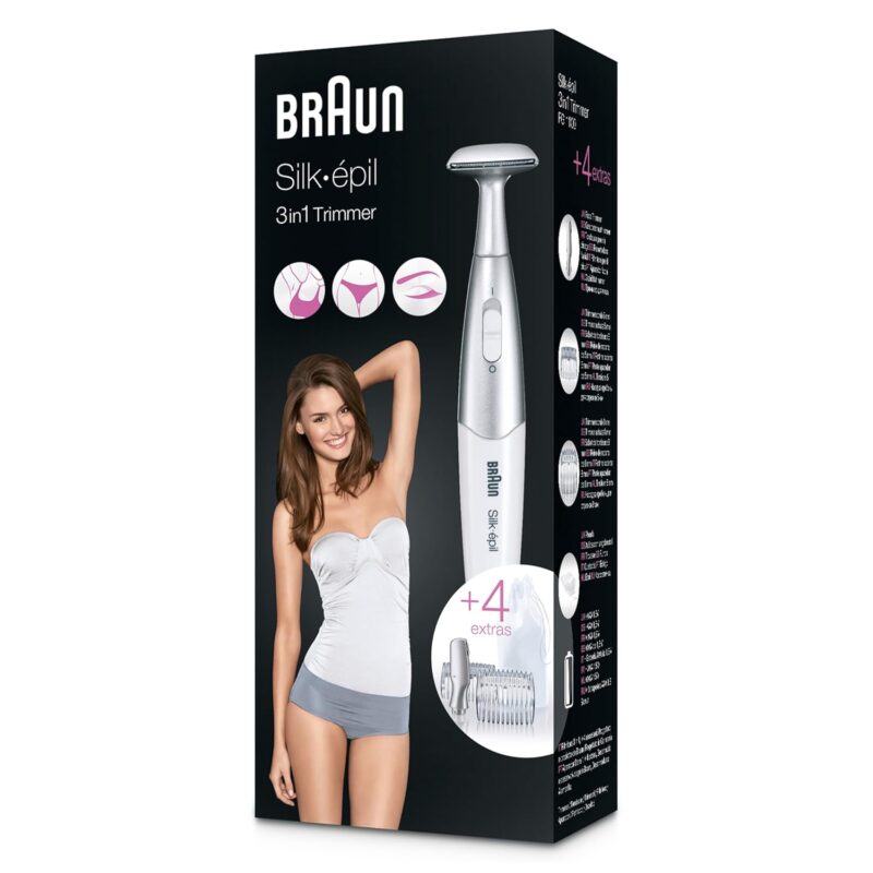 Дамски тример за лице и тяло Braun Silk-epil FG 1100 3 в 1