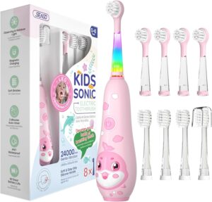 Детска Ел. четка за зъби Seago SG-2139 Smart Timer Pink