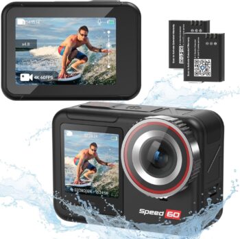 Екшън камера Hiicam Speed 60 Action Camera 4K60FPS 48MP WiFi 2 x 2150mAh