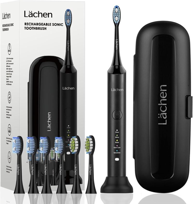 Ел. четка за зъби Lachen RM-H9 Sonic Black