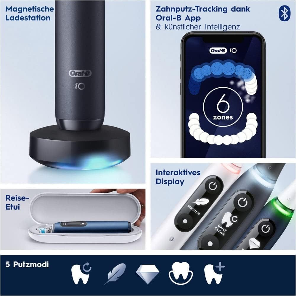 Ел. четка за зъби Oral-B iO Series 7 Sapphire Blue - Image 2