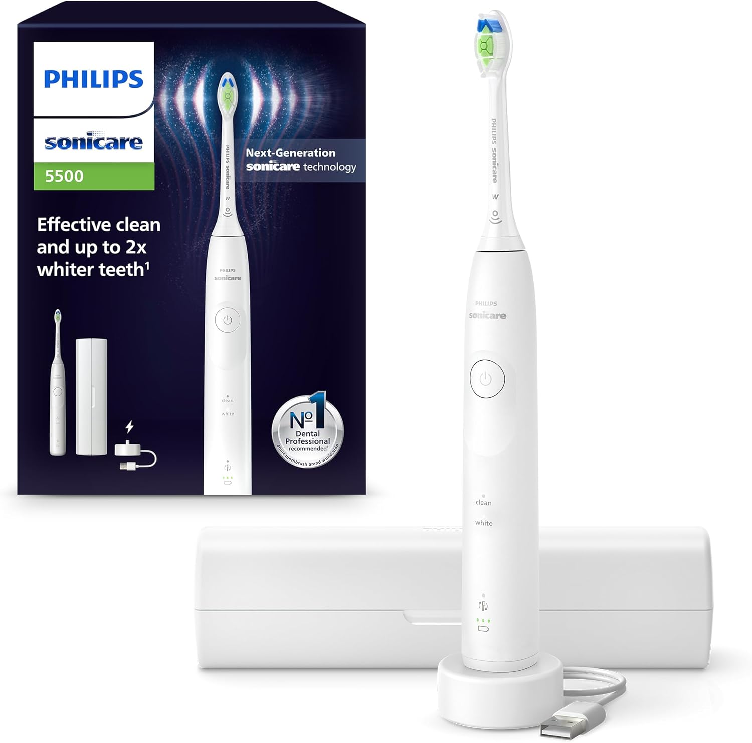 Ел. четка за зъби Philips Sonicare 5500 Series HX7110 White