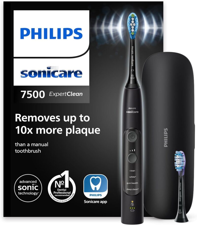 Ел. четка за зъби Philips Sonicare ExpertClean 7500 Series HX9631 Black
