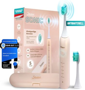 Ел. четка за зъби Silodent Sonic Premium Champagne