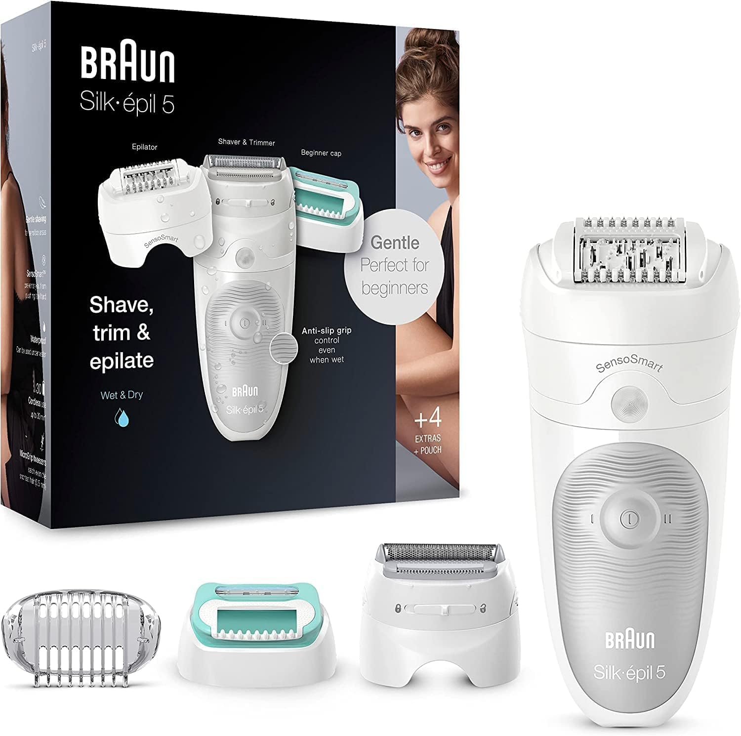 Епилатор Braun Silk-epil 5 Women's Epilator 5-625 + 4 Extras