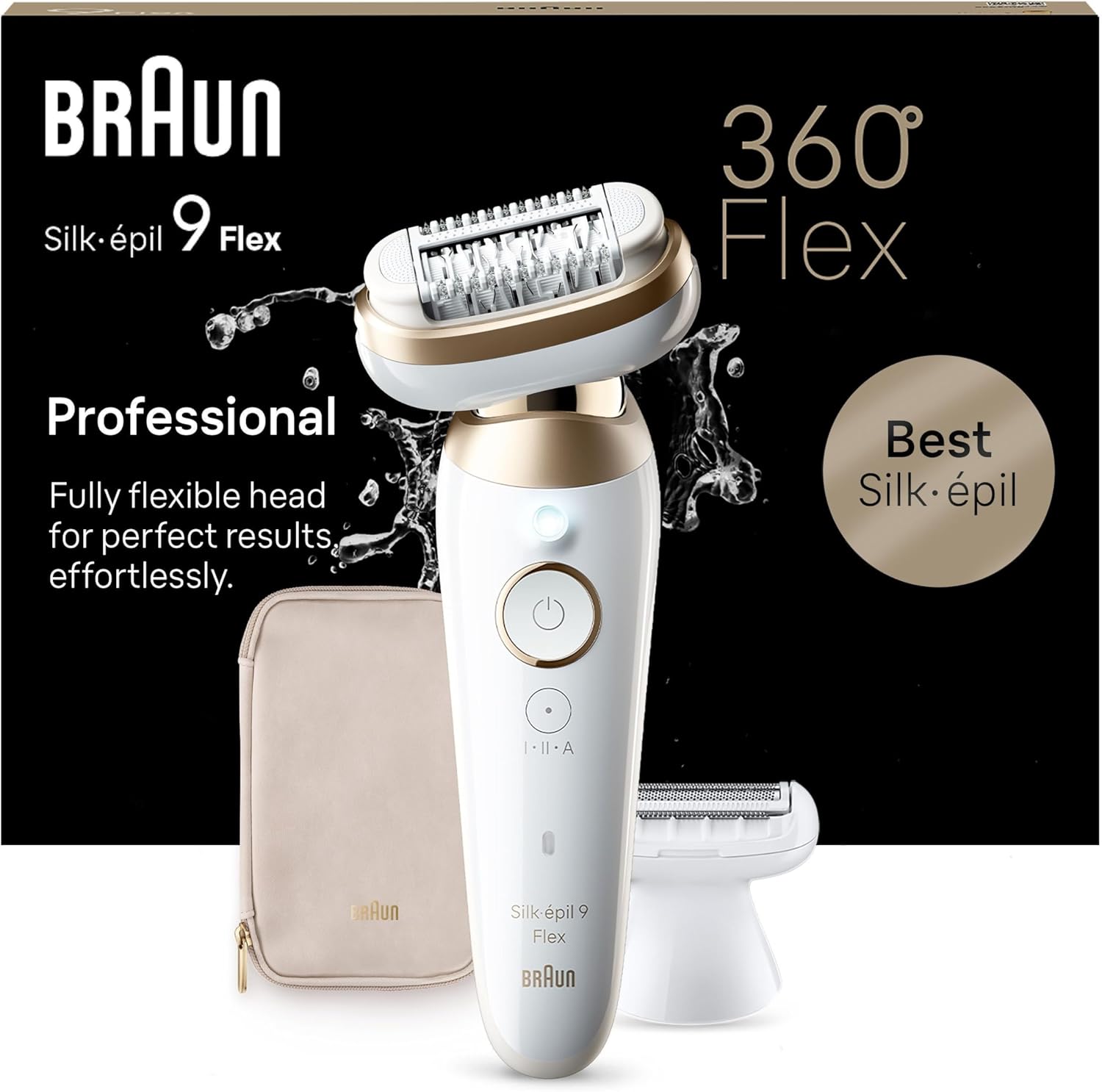 Епилатор Braun Silk-epil 9 Flex 360° SkinSpa 9-041 3D + 4 Extras