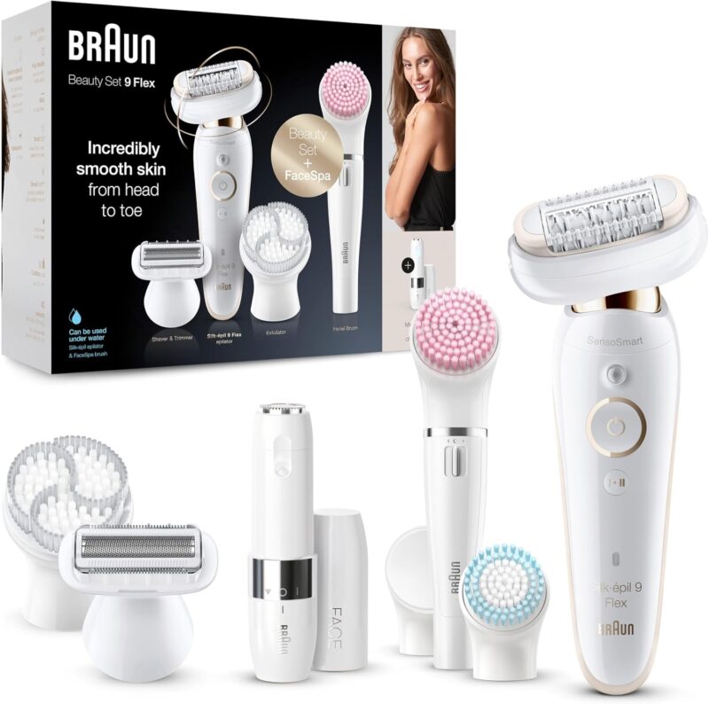 Епилатор Braun Silk-epil 9 Flex 360° SkinSpa 9-105 3D Beauty Set