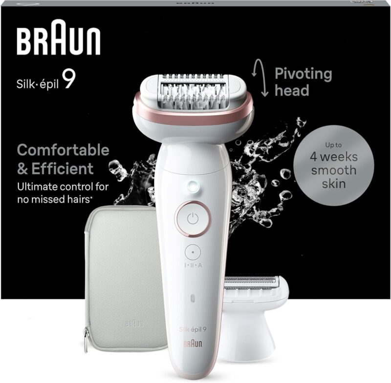 Епилатор Braun Silk-epil 9 SkinSpa 9-030 + 3 Extras